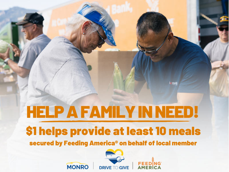 Help a Family in Need with Monro and Feeding America