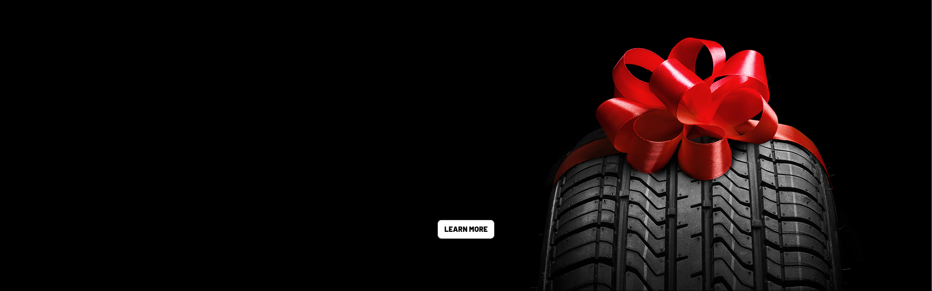 tire with bow free gift promo